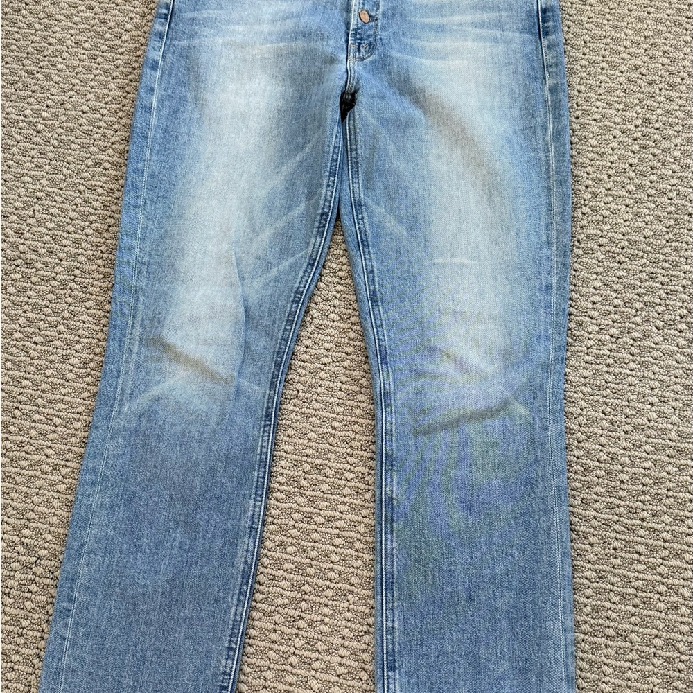 MOTHER Light Blue Straight Jeans